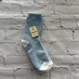 Chenille Single Blue Socks.